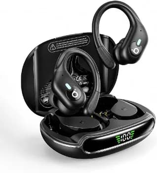 Basike Fone de Ouvido Bluetooth 6.0 Esportivo para Corrida, ANC, In-Ear