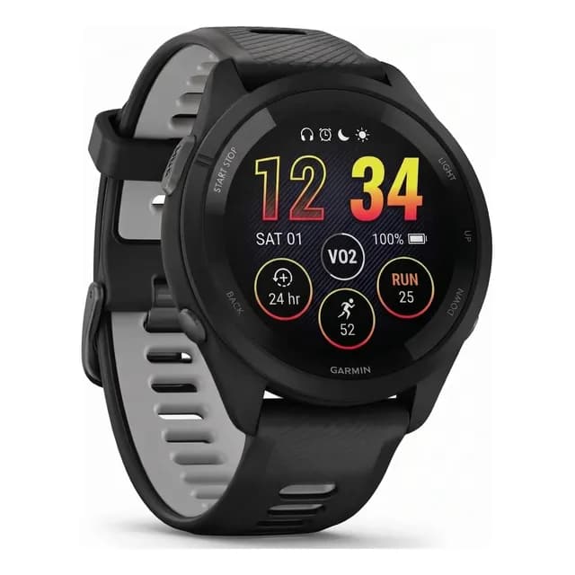Relogio Garmin 265 Music Display 1.3 46 Mm Cinza Preto