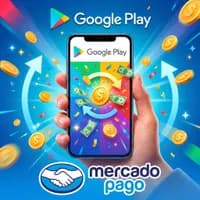Receba até 40% de Volta ao comprar R$50 na Google Play utilizando Mercado Pago