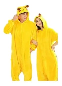 Pijama Pikachu Cosplay Kigurumi Adulto Infantil - Original