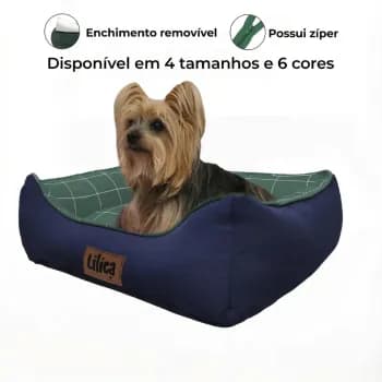Cama caminha pet algodão lavável antialérgica com zíper confortável caminha cachorro e gato square