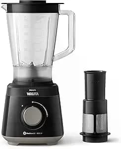 Philips Walita Liquidificador Daily Jarra San 600W, Preto, 220V