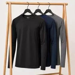 Kit 3 Blusa Masculina Térmica Uv Segunda Pele Compressão