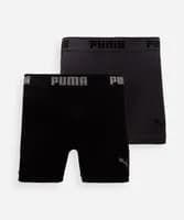 Kit de 2 cuecas boxer de poliamida puma colorida