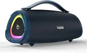 Basike Caixa De Som Bluetooth Portátil, 160w Rms (200w Pico), Tws Estéreo