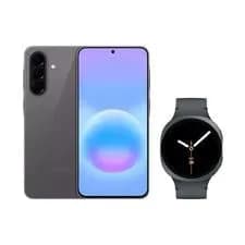 Samsung Combo Galaxy A57 5G (256GB) - Cinza + Galaxy Watch8 BT 44mm - Grafite