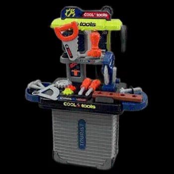 Maleta De Ferramentas Infantil Mini Bancada C/31pç Maxi Toys