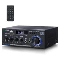 Amplificador áudio estéreo AK45 pro, Bluetooth 5.0, 2 canais de 300W Pico, Controle Remoto