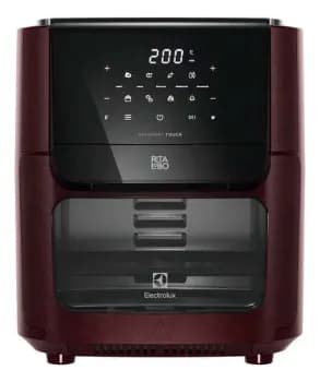 Fritadeira Air Fryer Oven Electrolux Por Rita Lobo 12l Digital Vermelha Escura Experience 1700w Eaf86