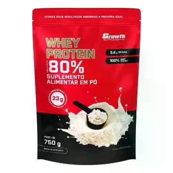 Whey Concentrado 750g Growth Supplements - Variados Sabores