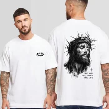 Camiseta oversized masculina de algodão puro