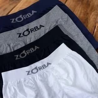 Kit 10 Cuecas Box Boxer Zorba Seamless Algodão Sem Costura