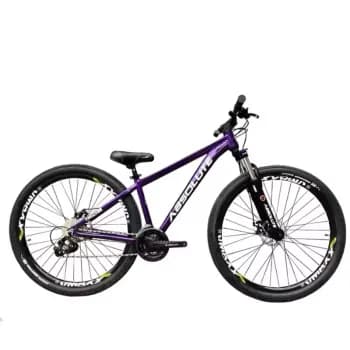 Bicicleta absolute Nero 5 roxa aro 26 com vmaxx,marcha, freio mecanico, pneu liso