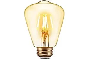 Lâmpada LED Filamento ST64 Elgin 4W Âmbar