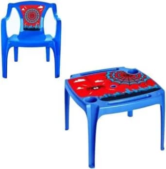 Kit Mesa E Cadeira Infantil Educativa Resistente Didático