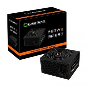 Fonte Gamemax GP650 650W, 80 Plus Bronze, PFC Ativo, Black — proteção pro que você investiu em cada peça.