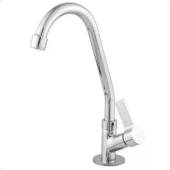 Torneira De Cozinha De Bancada Bica Móvel Pia Metal