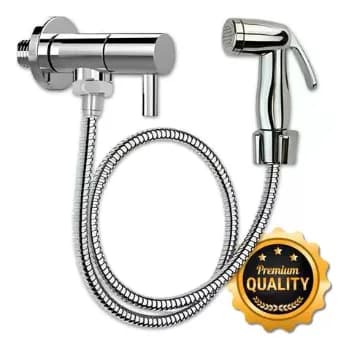 Ducha Higiênica Inox Com Registro Luxo E Alta Durabilidade