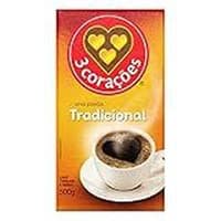 3 Corações Café Torrado e Moído Tradicional 500g