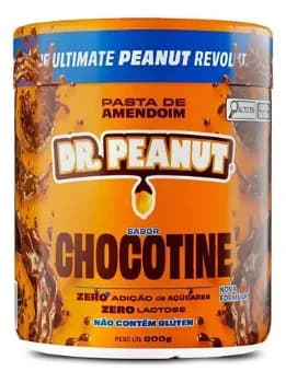 Pasta De Amendoim Dr. Peanut Gourmet Sabor Chocottine X 600g