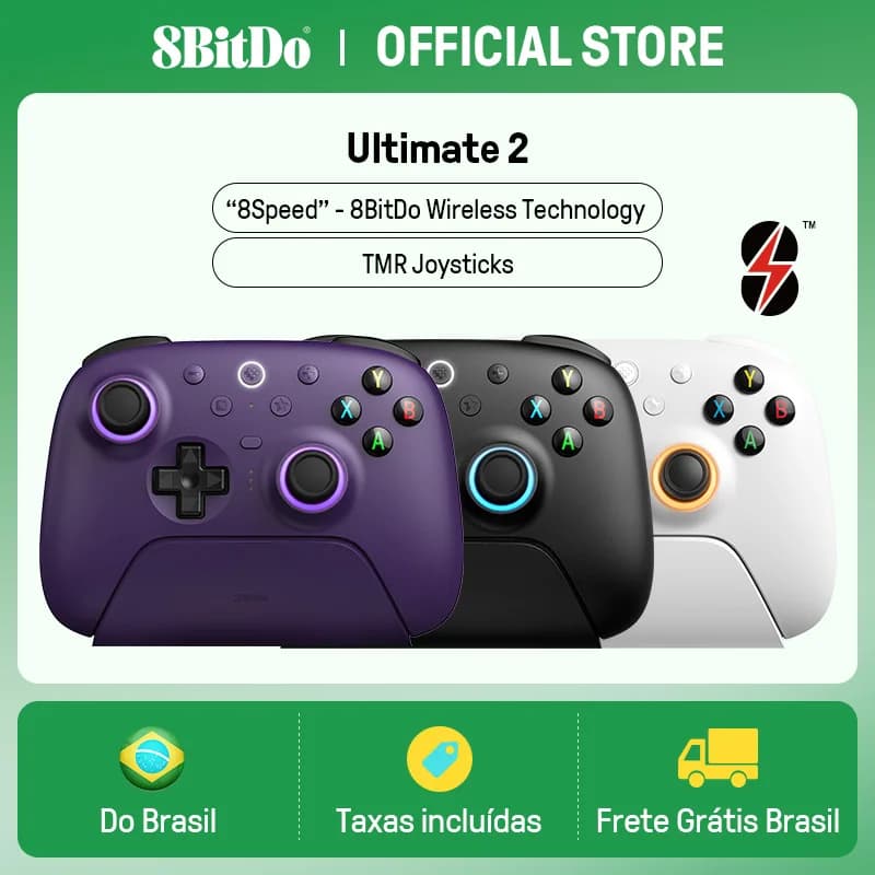 Controlador 8BitDo Ultimate 2 para PC e Android