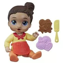 Baby Alive Boneca Bebê Confeiteira Gigi Giggles Morena Com Avental E Acessórios De Cozinha