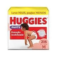 Huggies Fralda Pants Descartável Proteção Acolchoada M - 216 fraldas