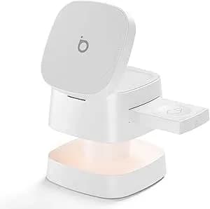 Carregador Sem Fio 4 em 1 Basike - Carregador por Indução 15W(Branco)
