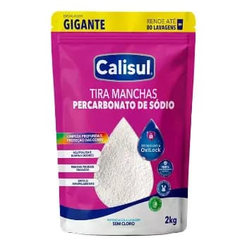 Percarbonato De Sódio Tira Manchas Alvejante - 2kg Calisul Original Granulado