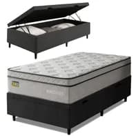 Cama Box Baú Colchão Solteiro Ortopédico D33