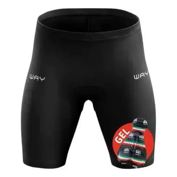 Short Ciclismo Bolsos Homem Gel Bermuda Bike Poliéster!!️