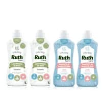 Kit 2L Lava Roupas Líquido + Amaciante Baby