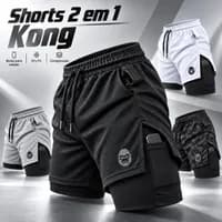 Shorts Masculino Dry Fit Academia com Bolso