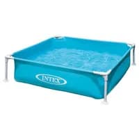 Piscina Infantil Metal Azul 342L Quadrada