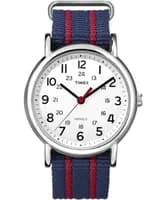 Relógio Timex Weekender 38mm Prateado Branco