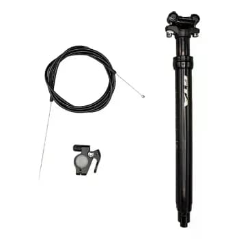 Canote De Selim Retrátil 27.2 Com Curso De 100mm Gta Preto