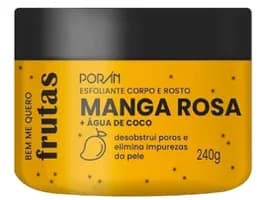 Esfoliante Corporal Facial Poran Manga Rosa 240g