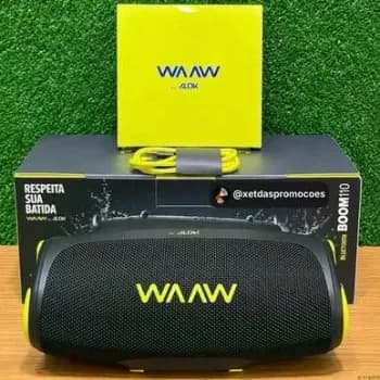 Caixa De Som Waaw Boom 110 Bluetooth 40w Portátil Ipx7