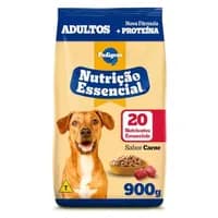 Ração Pedigree Nutrição Essencial Carne Cães 900g