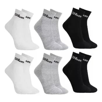 Kit 6 Pares Meias Wilson Cano Médio Masculino Adulto 38-43