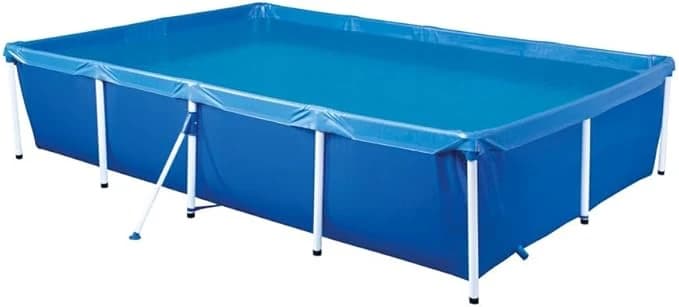 Piscina 3.000 Litros Botafogo - Aço Resistente, Lona Pvc Durável E Fácil De Montar
