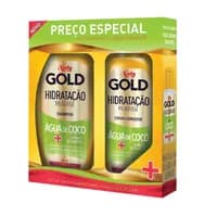 Kit Shampoo e Condicionador Niely Gold Hidratação