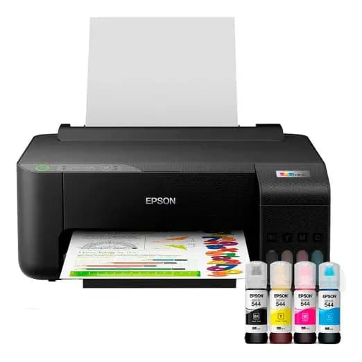 Impressora Epson Ecotank L1250 Tanque De Tinta Colorida Cor Preto