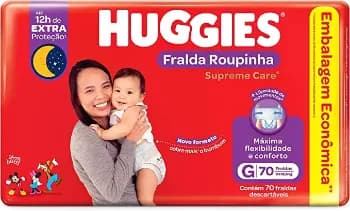 Fralda Pants Huggies, Tamanho G, 70 Unidades