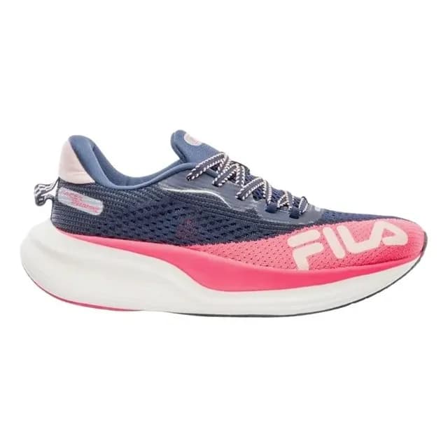 Tênis Fila Feminino Racer Speedzone Corrida Running Marinho/azaleia/rose 35 Br