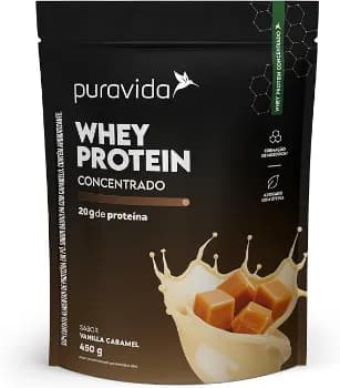 Puravida Whey Protein Concentrado Vanilla Caramel 450G