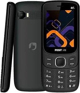 Smartphone Positivo P41 4G, Tela 2.4", 32MB RAM, Dual SIM, Rádio FM, Bateria 1000mAh - Preto