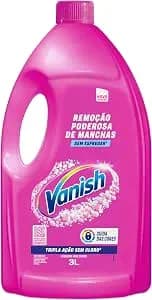 Tira Manchas Líquido Vanish Oxi Action Pink 3L para Roupas Coloridas. Sem Cloro, Remove Manchas sem Danificar o Tecido, Preserva as Cores e Deixa as Roupas com Aparência de Nova