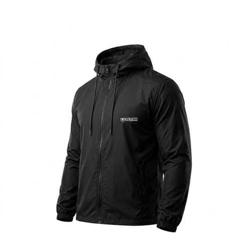 Jaqueta Corta Vento Lelsam Com Capuz Masculina - Preto
