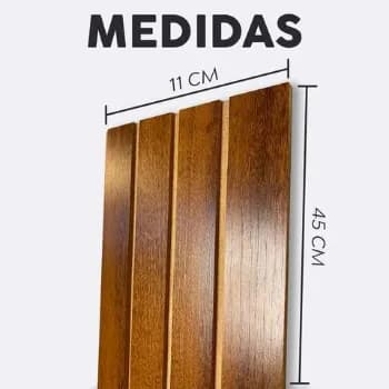 Kit 30 Placas 3d Decorativa Ripada Mdf Autocolante Cabeceira